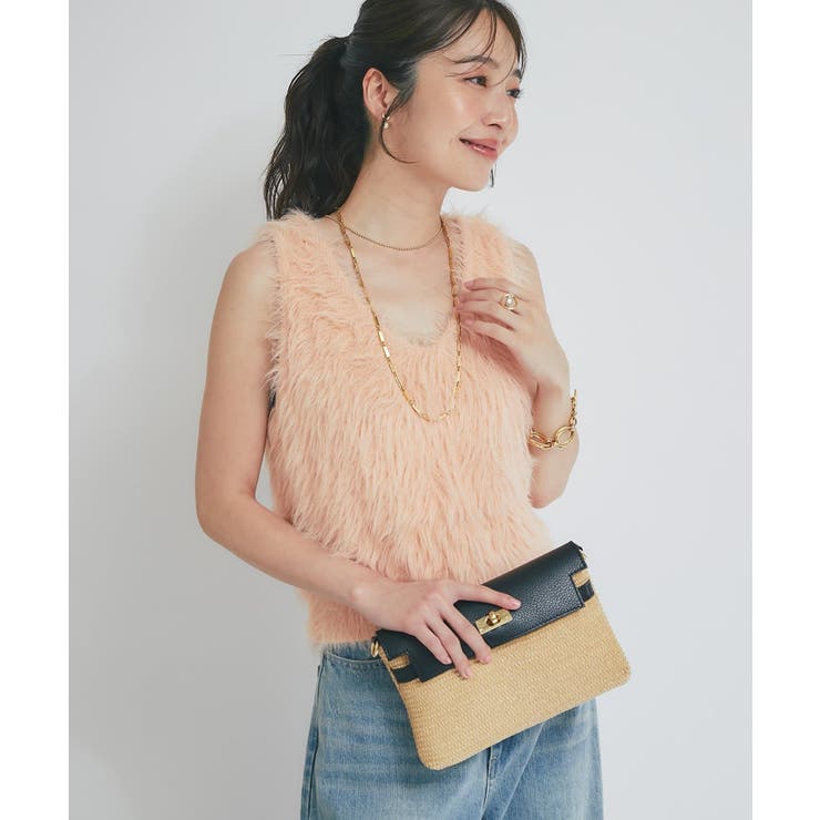 【La boutique BonBon】ロングフェザー2WAYKNベスト | PAL GROUP OUTLET | 詳細画像7 