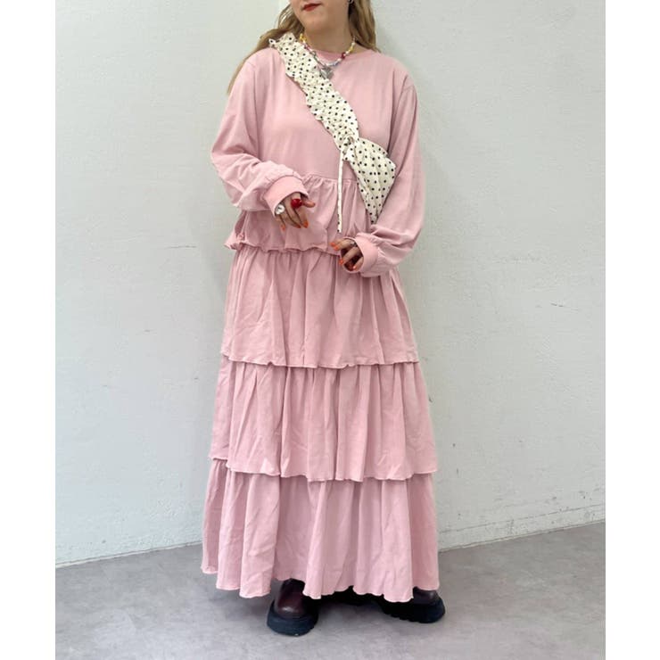 【w closet】ティアードカットワンピース | PAL GROUP OUTLET | 詳細画像1 