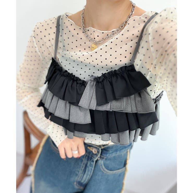 w closet】ふりふりビスチェ[品番：PALW0007413]｜PAL GROUP OUTLET