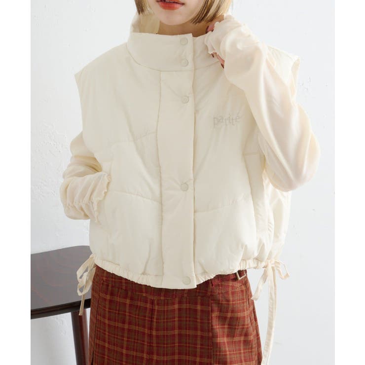 【w closet】中綿リボンベスト | PAL GROUP OUTLET | 詳細画像9 