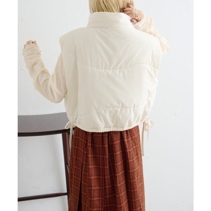 【w closet】中綿リボンベスト | PAL GROUP OUTLET | 詳細画像11 