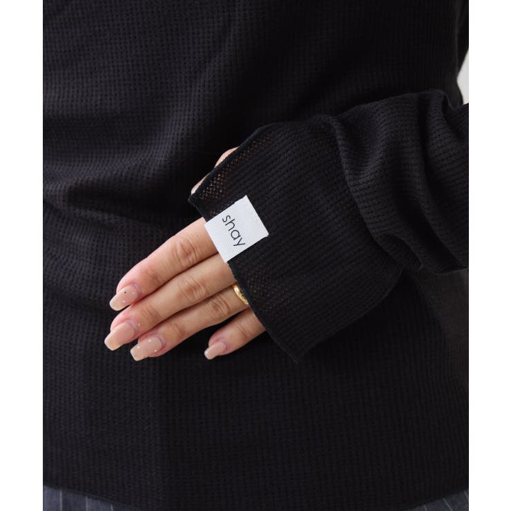 キャミ付きシアードレープカットソー | PAL GROUP OUTLET | 詳細画像21 