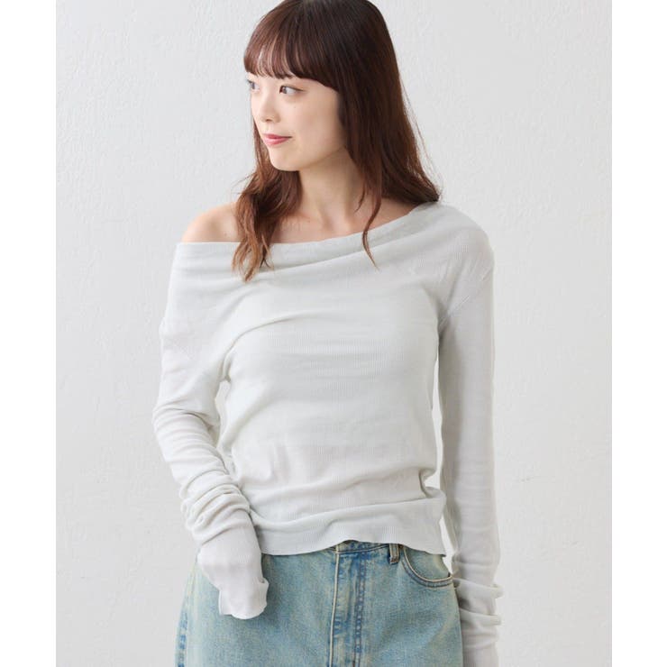 キャミ付きシアードレープカットソー | PAL GROUP OUTLET | 詳細画像27 