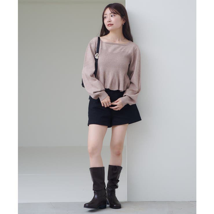 【Kastane】ビスチェペプラムニット | PAL GROUP OUTLET | 詳細画像19 