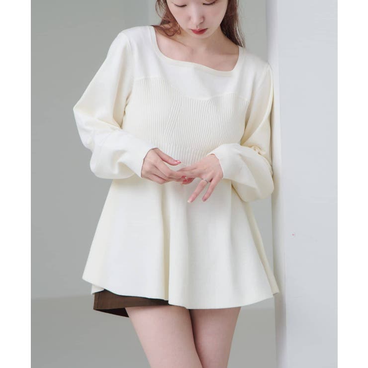 【Kastane】ビスチェペプラムニット | PAL GROUP OUTLET | 詳細画像22 