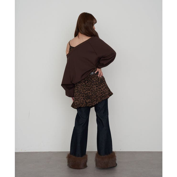 【RAY CASSIN】オフショルSWTレイヤードチェックOP | PAL GROUP OUTLET | 詳細画像14 