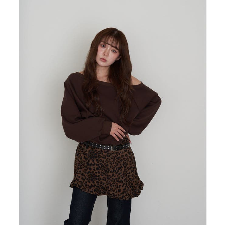 【RAY CASSIN】オフショルSWTレイヤードチェックOP | PAL GROUP OUTLET | 詳細画像15 