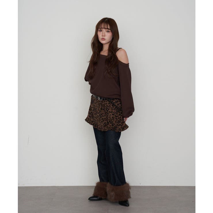 【RAY CASSIN】オフショルSWTレイヤードチェックOP | PAL GROUP OUTLET | 詳細画像18 