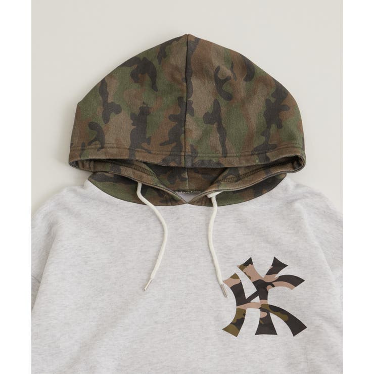 【WHO'S WHO gallery】KOOKYN KYカモ柄切り替えフーディ | PAL GROUP OUTLET | 詳細画像11 