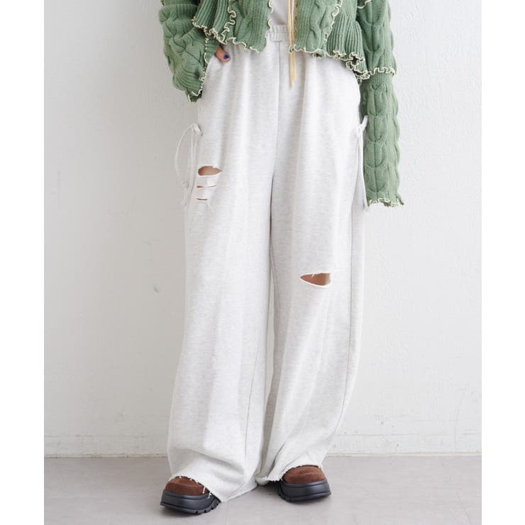 IVO | 【w closet】リボンスウェットパンツ | PAL GROUP OUTLET