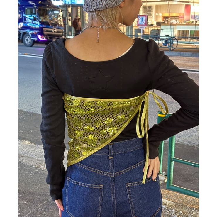 【Ciaopanic】H.Sスパンコールスカーフ | PAL GROUP OUTLET | 詳細画像3 