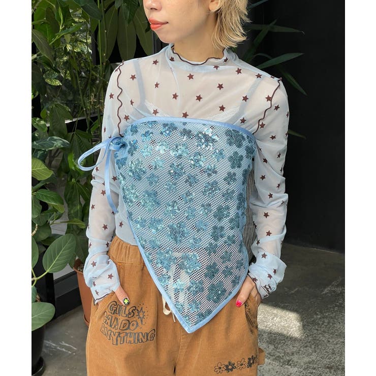 【Ciaopanic】H.Sスパンコールスカーフ | PAL GROUP OUTLET | 詳細画像13 