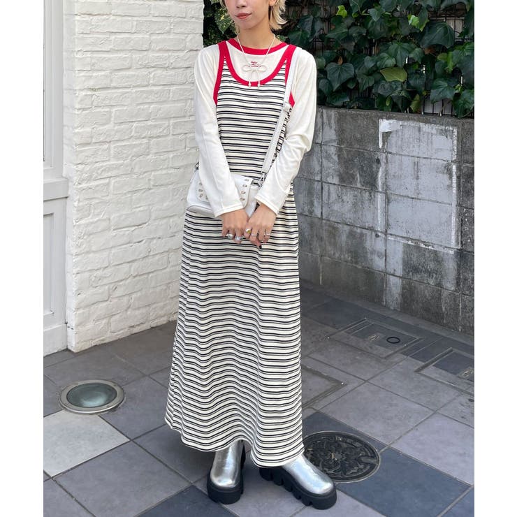 【Ciaopanic】H.Sインナー付きアシメタンクワンピース | PAL GROUP OUTLET | 詳細画像18 