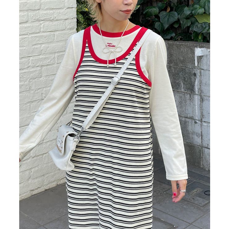 【Ciaopanic】H.Sインナー付きアシメタンクワンピース | PAL GROUP OUTLET | 詳細画像10 