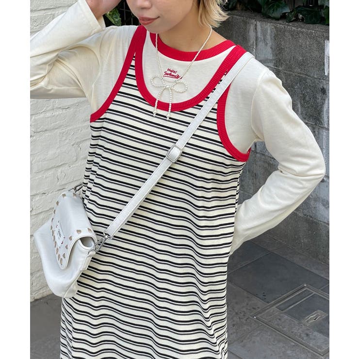 【Ciaopanic】H.Sインナー付きアシメタンクワンピース | PAL GROUP OUTLET | 詳細画像12 