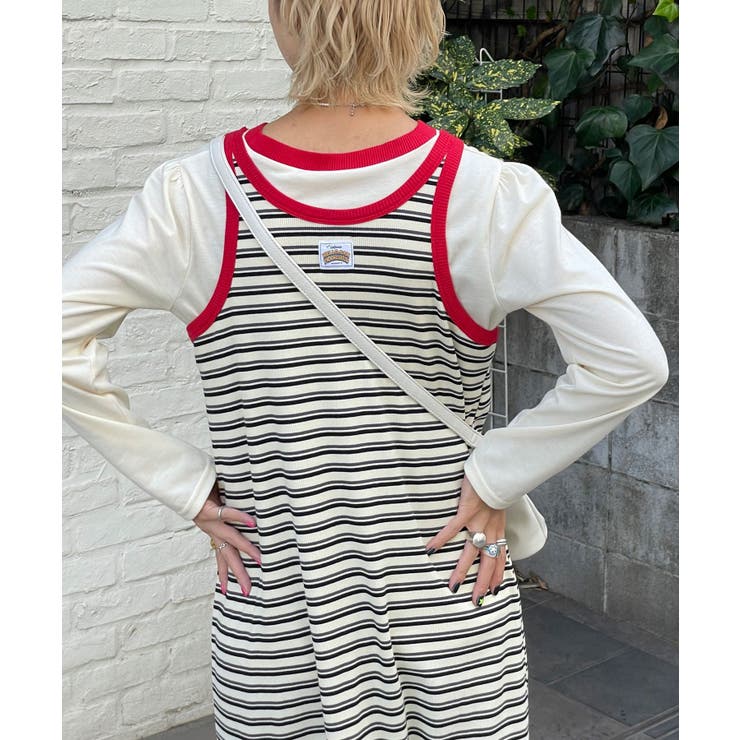 【Ciaopanic】H.Sインナー付きアシメタンクワンピース | PAL GROUP OUTLET | 詳細画像14 