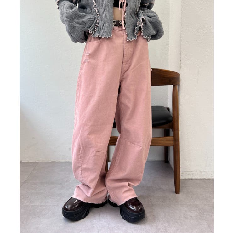 【w closet】コーデュロイダメージパンツ | PAL GROUP OUTLET | 詳細画像1 