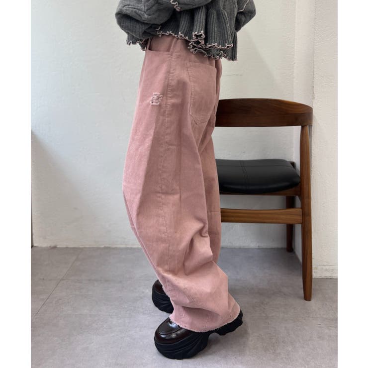 【w closet】コーデュロイダメージパンツ | PAL GROUP OUTLET | 詳細画像2 