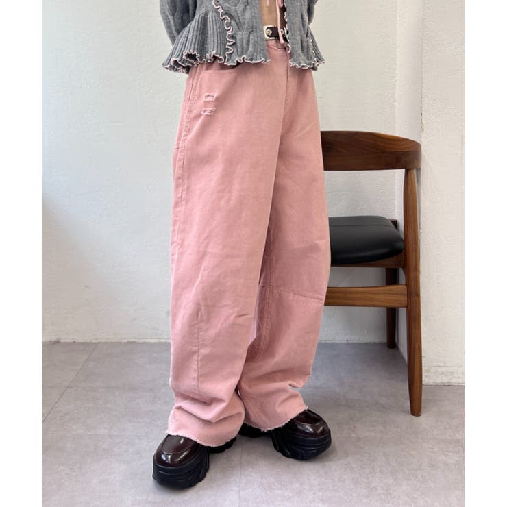 【w closet】コーデュロイダメージパンツ | PAL GROUP OUTLET | 詳細画像4 