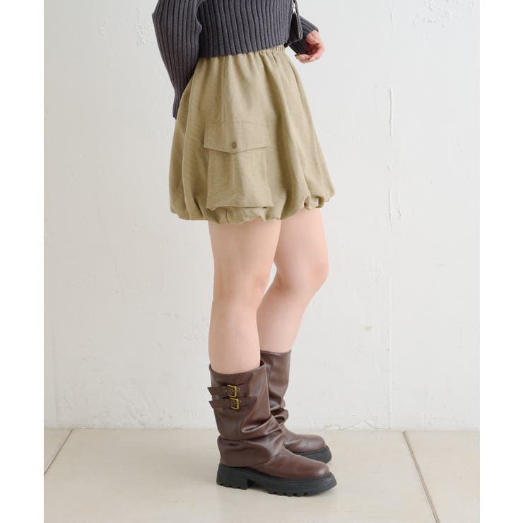 【w closet】バルーンカーゴスカート | PAL GROUP OUTLET | 詳細画像9 
