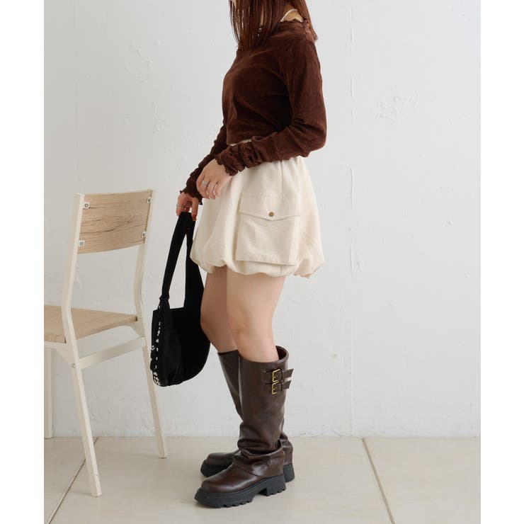 【w closet】バルーンカーゴスカート | PAL GROUP OUTLET | 詳細画像21 