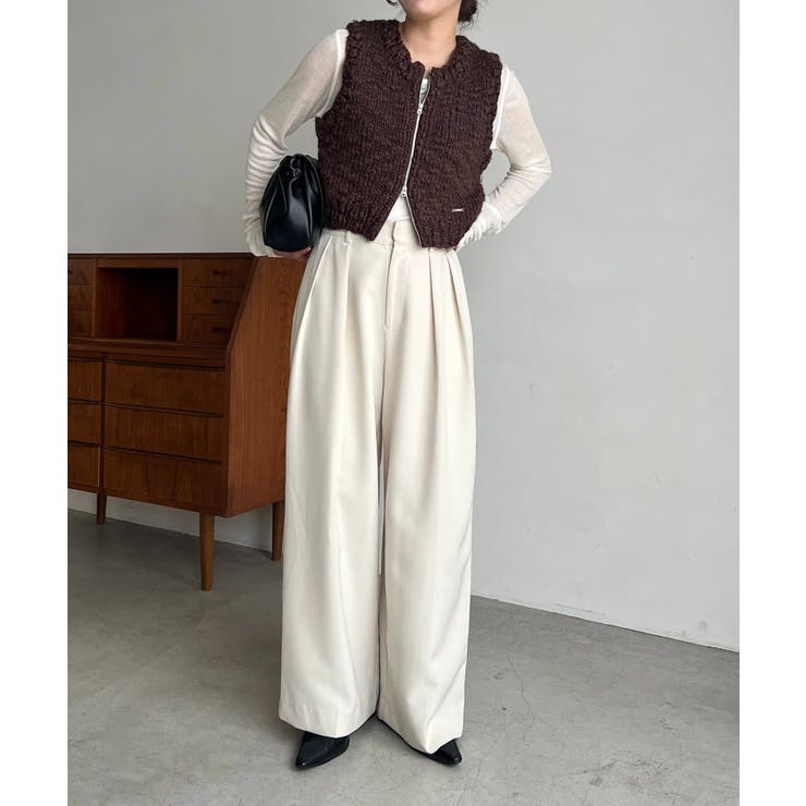 CAPRICIEUX LE'MAGE】ハンドニットベスト[品番：PALW0007440]｜PAL