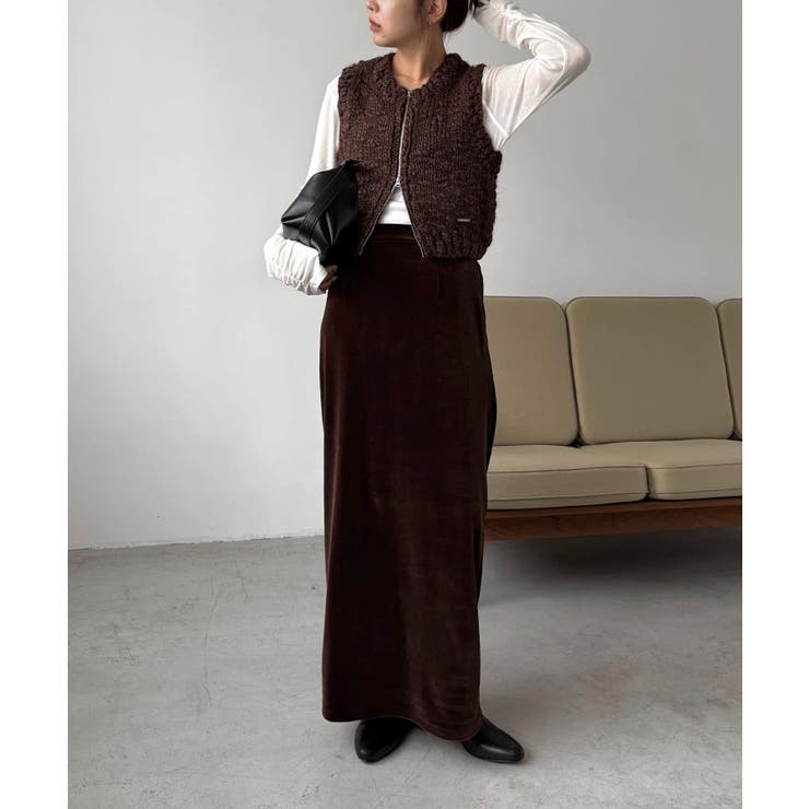 CAPRICIEUX LE'MAGE】ハンドニットベスト[品番：PALW0007440]｜PAL