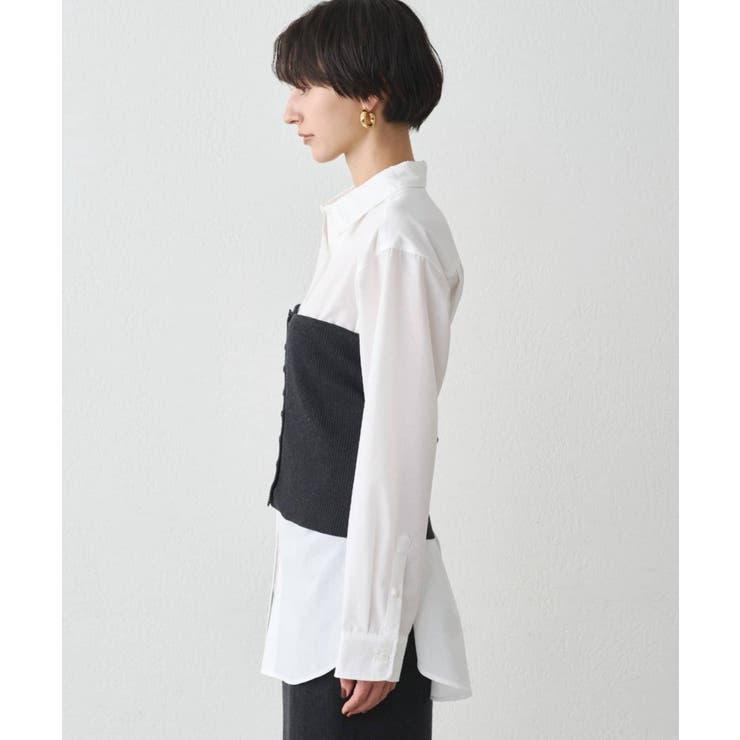 【Loungedress】シャツ＋KNビスチェSET | PAL GROUP OUTLET | 詳細画像12 