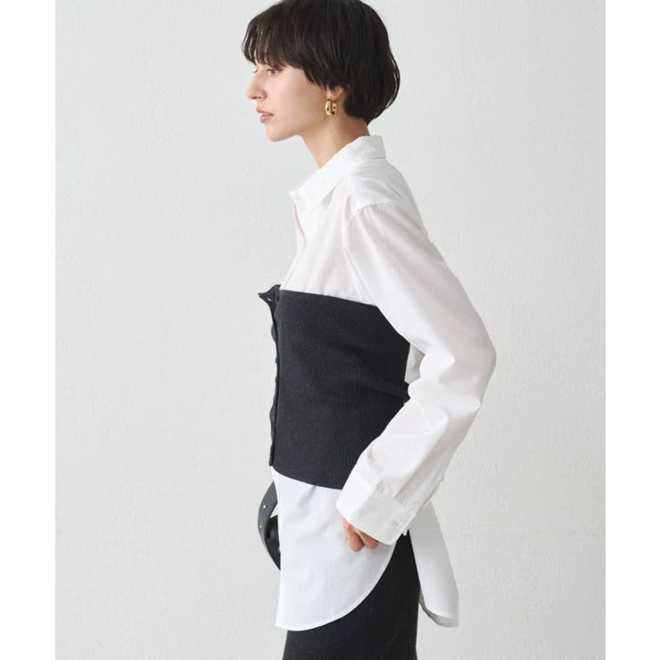 【Loungedress】シャツ＋KNビスチェSET | PAL GROUP OUTLET | 詳細画像8 