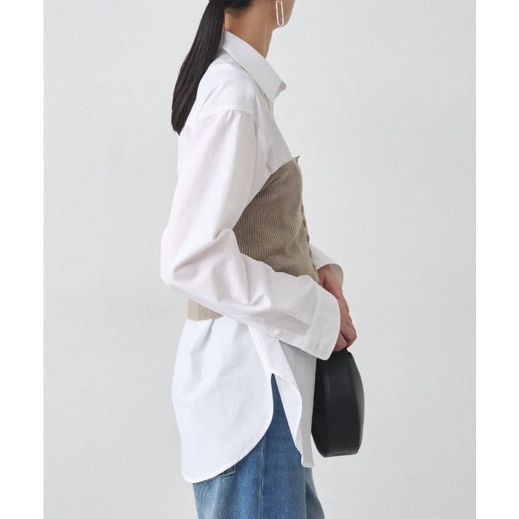 【Loungedress】シャツ＋KNビスチェSET | PAL GROUP OUTLET | 詳細画像31 