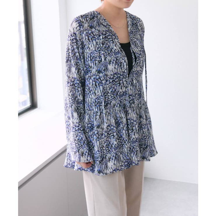 【ear PAPILLONNER】花柄プリントチュニック【SUM1 STYLE】 | PAL GROUP OUTLET | 詳細画像10 