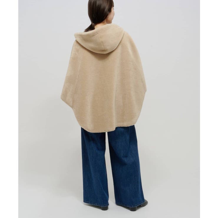 【Omekashi】ショートファーボンディングポンチョ | PAL GROUP OUTLET | 詳細画像20 