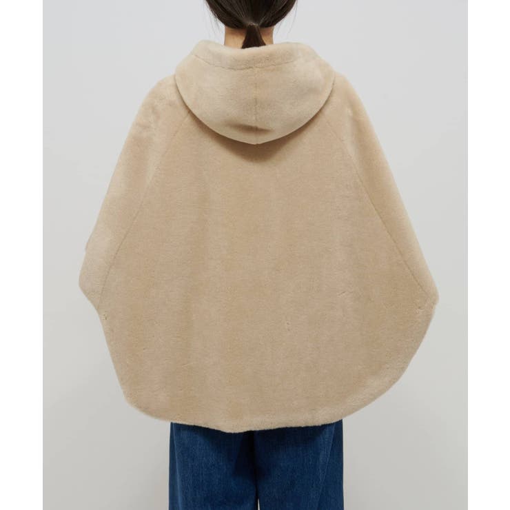 【Omekashi】ショートファーボンディングポンチョ | PAL GROUP OUTLET | 詳細画像24 