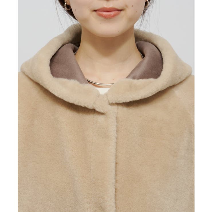 【Omekashi】ショートファーボンディングポンチョ | PAL GROUP OUTLET | 詳細画像26 