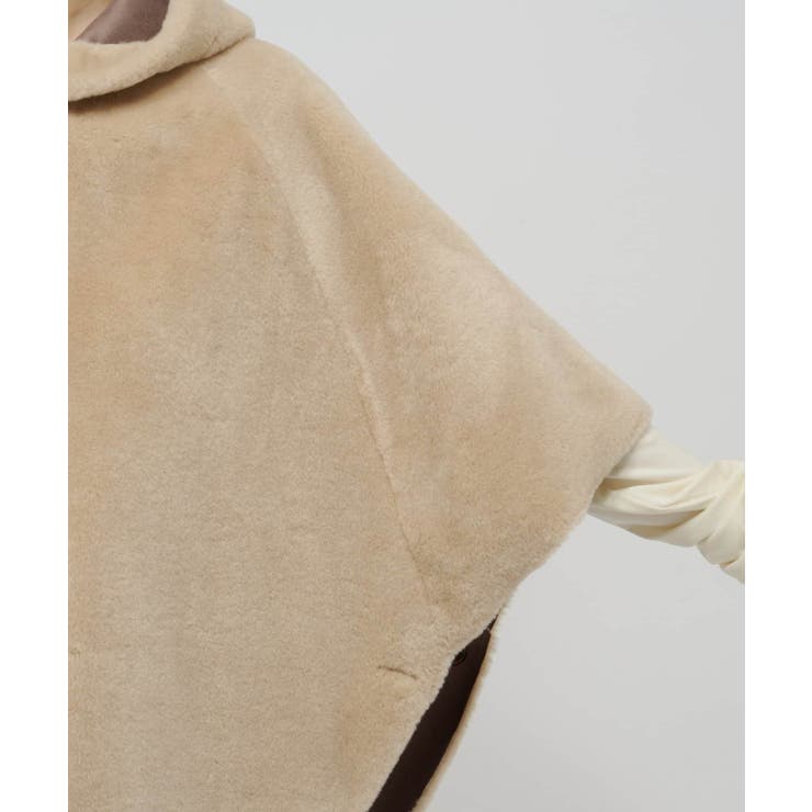 【Omekashi】ショートファーボンディングポンチョ | PAL GROUP OUTLET | 詳細画像27 