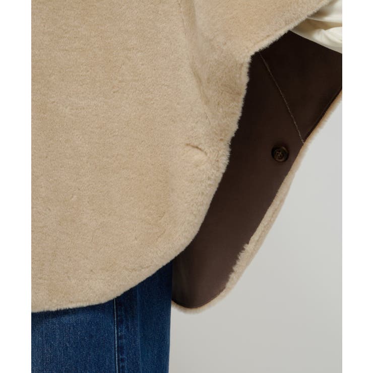 【Omekashi】ショートファーボンディングポンチョ | PAL GROUP OUTLET | 詳細画像28 