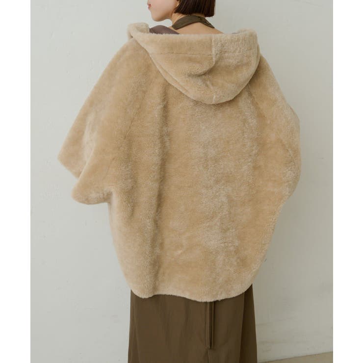 【Omekashi】ショートファーボンディングポンチョ | PAL GROUP OUTLET | 詳細画像5 