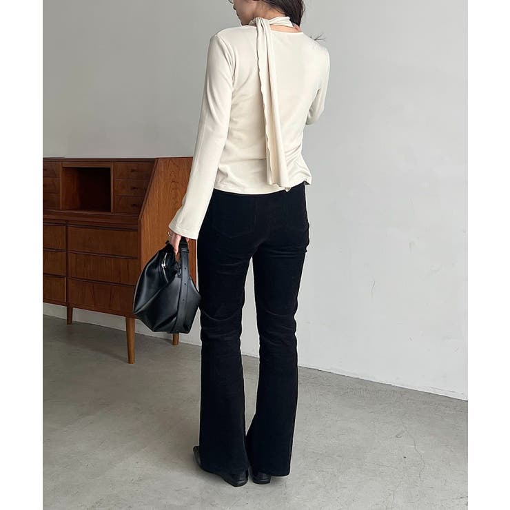 【CAPRICIEUX LE'MAGE】タイ付ラッフルTOPS | PAL GROUP OUTLET | 詳細画像9 