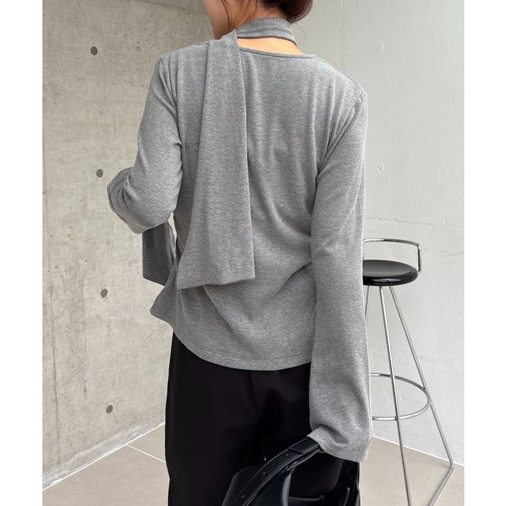 【CAPRICIEUX LE'MAGE】タイ付ラッフルTOPS | PAL GROUP OUTLET | 詳細画像18 