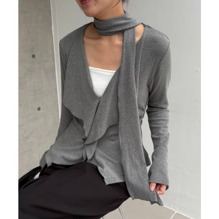 【CAPRICIEUX LE'MAGE】タイ付ラッフルTOPS | PAL GROUP OUTLET | 詳細画像11 