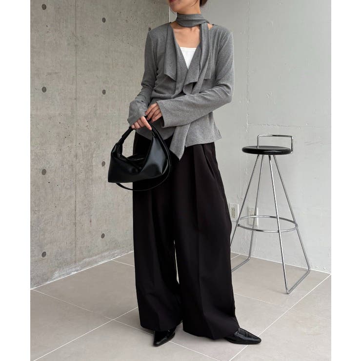 【CAPRICIEUX LE'MAGE】タイ付ラッフルTOPS | PAL GROUP OUTLET | 詳細画像12 