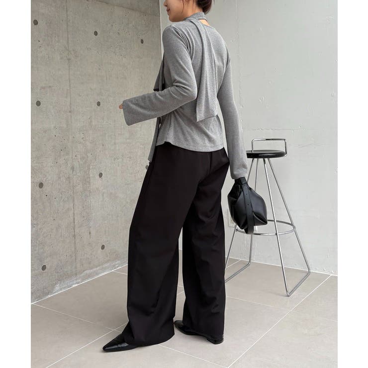 【CAPRICIEUX LE'MAGE】タイ付ラッフルTOPS | PAL GROUP OUTLET | 詳細画像13 