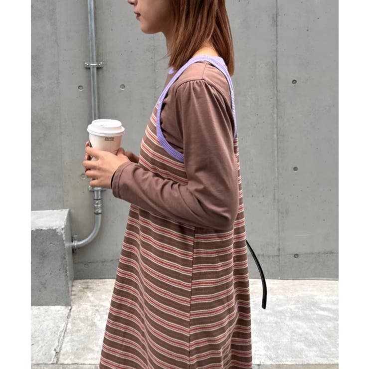 【CIAOPANIC TYPY】H.Sインナー付きアシメタンクワンピース | PAL GROUP OUTLET | 詳細画像30 