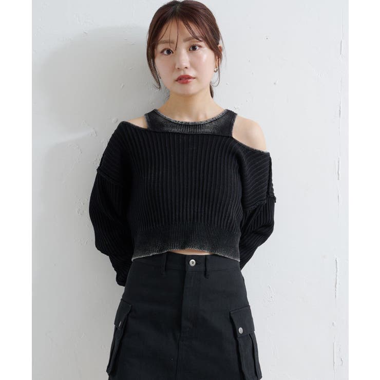 【Kastane】ピグメントオフショルタンクニット | PAL GROUP OUTLET | 詳細画像12 