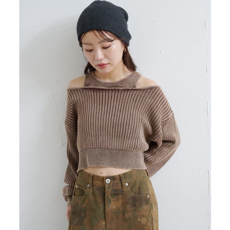 【Kastane】ピグメントオフショルタンクニット | PAL GROUP OUTLET | 詳細画像16 