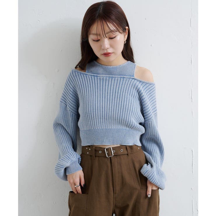 【Kastane】ピグメントオフショルタンクニット | PAL GROUP OUTLET | 詳細画像23 