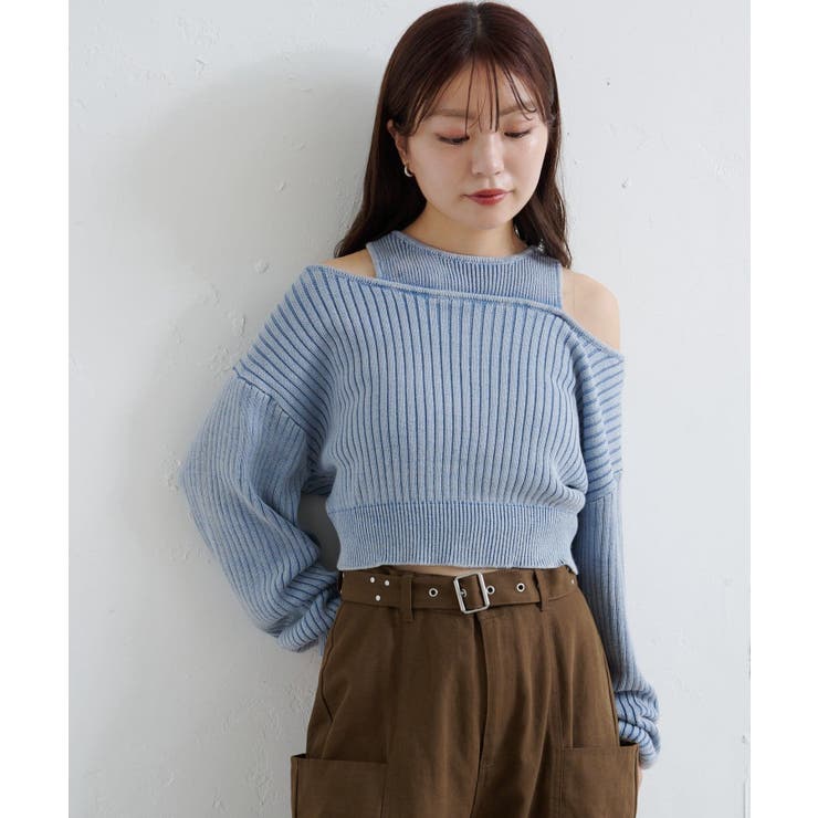 【Kastane】ピグメントオフショルタンクニット | PAL GROUP OUTLET | 詳細画像24 