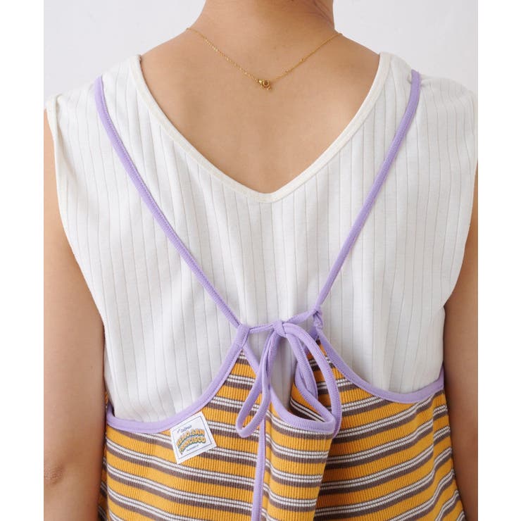 H Sボーダーフラワーカットキャミチュニック | PAL GROUP OUTLET | 詳細画像28 