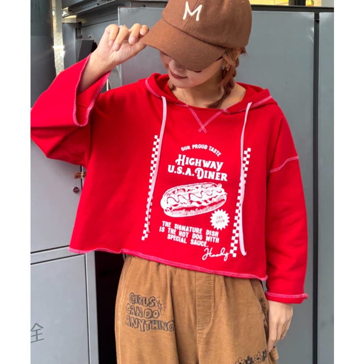 【CIAOPANIC TYPY】H.Sフーディープリントパーカー | PAL GROUP OUTLET | 詳細画像11 