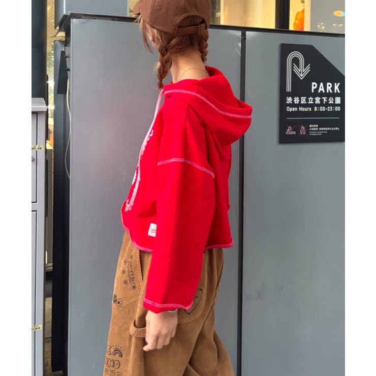 【CIAOPANIC TYPY】H.Sフーディープリントパーカー | PAL GROUP OUTLET | 詳細画像13 